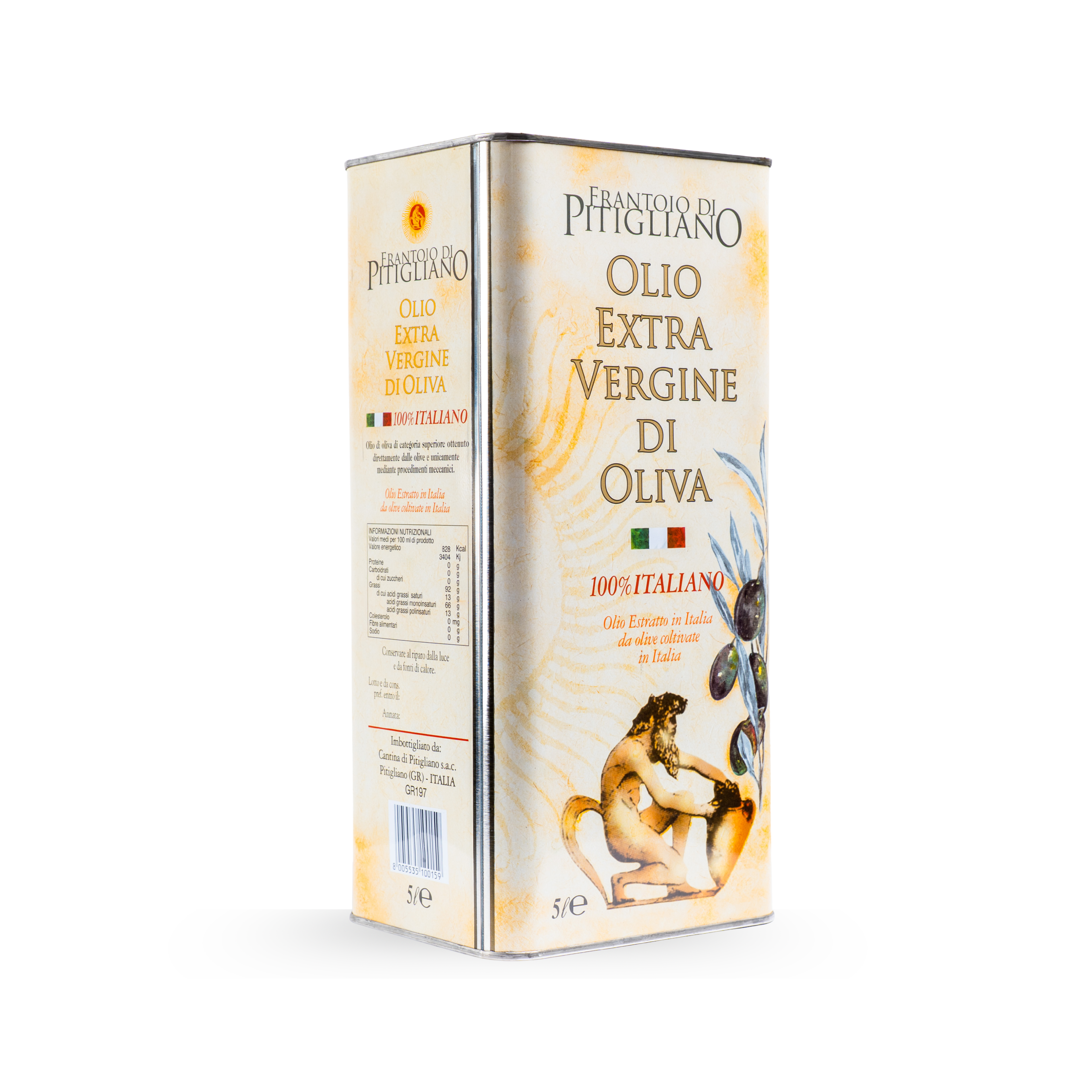 Italian Extra Virgin Olive Oil (Tin) 5L